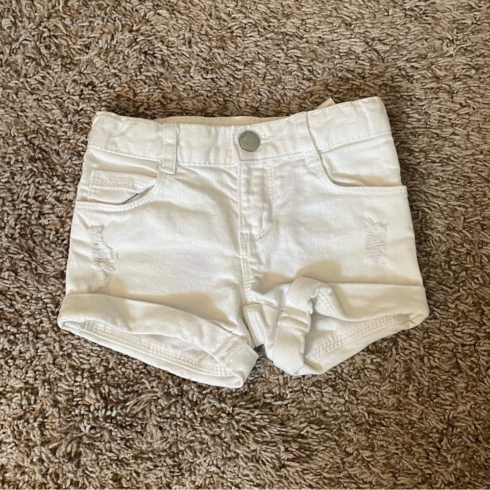 Old Navy White Jean Shorts